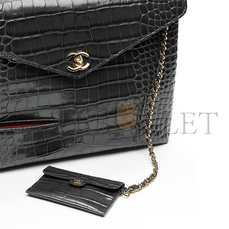 Ch**el MASTER LARGE FLAP BAG WITH HANDLE AS6309 (31*24*9cm)